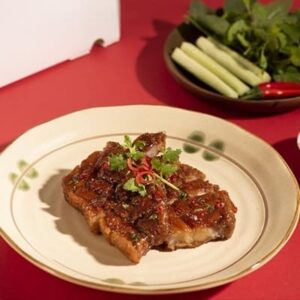 Ba rọi chiên mắm ngò