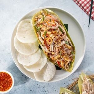 Gỏi tai heo hoa chuối